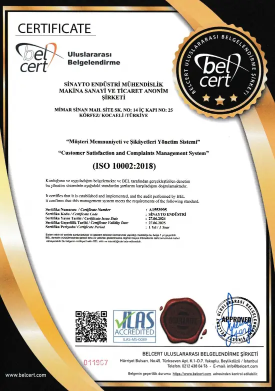 ISO 14001:2015 Çevre Yönetim Sistemi