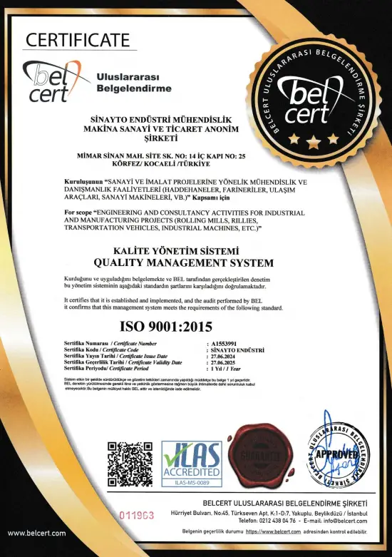 EN 1090-1 Çelik Yapılar Uygunluk