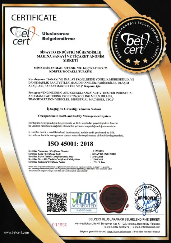 API 650 Tank İmalat Yetki Belgesi