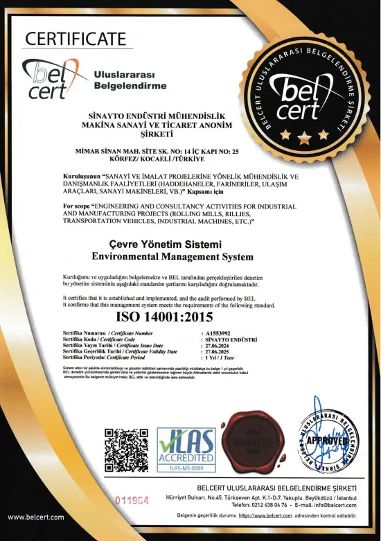 TSE Hizmet Yeterlilik Belgesi